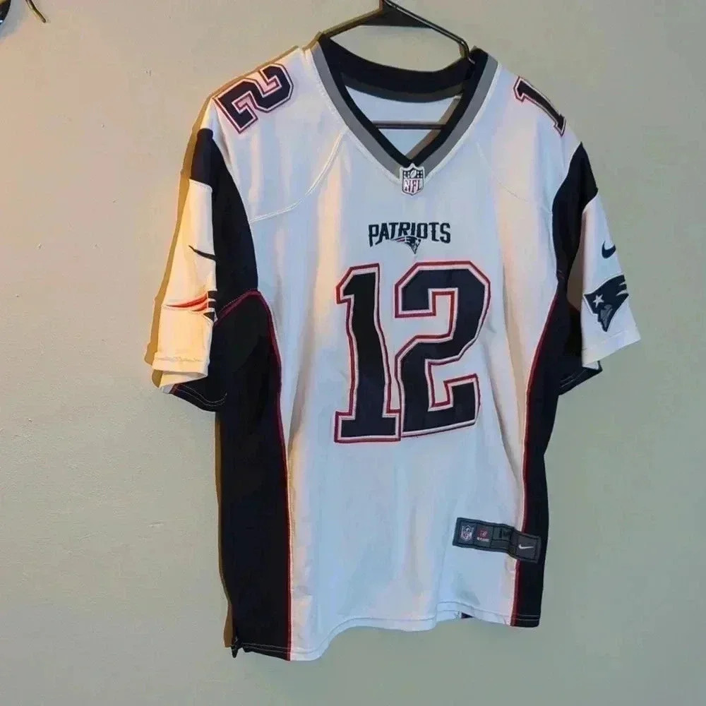 NFL White and Blue Men's Jersey - Picture 2 of 6